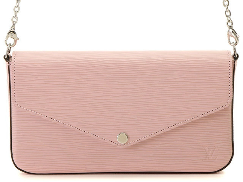 Louis Vuitton Pochette Felicie Epi Rose Pink Ballerine